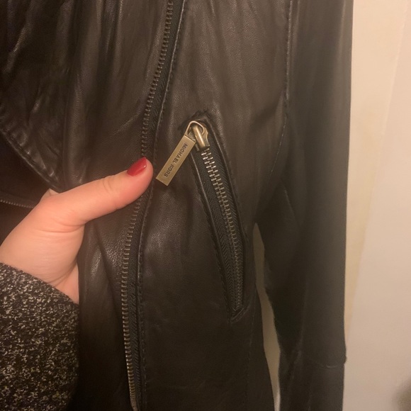 MICHAEL KORS LEATHER JACKET - Picture 4 of 4